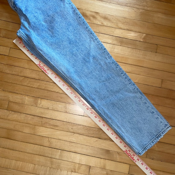 Abercrombie & Fitch The 90's Straight Ultra High Rise Crossover Waist 31/12 Reg - Picture 11 of 11